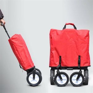Quality Fashion Collapsible Garden Cart Outdoor Utility Red Collapsible Wagon wholesale