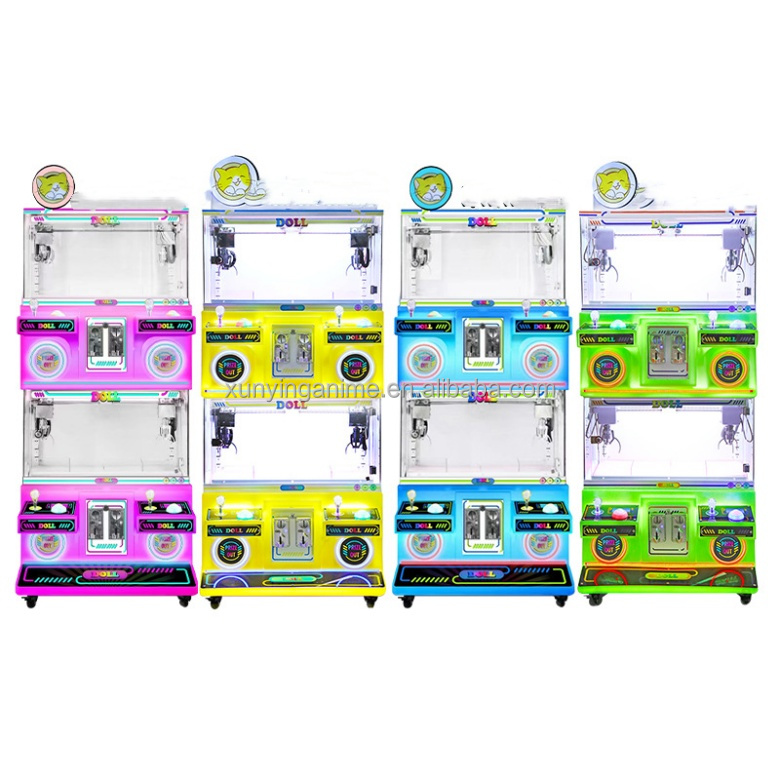 Coin Operated Arcade Toy Claw Crane Machine Voltage 110V/220V/230V 700*510*1800mm