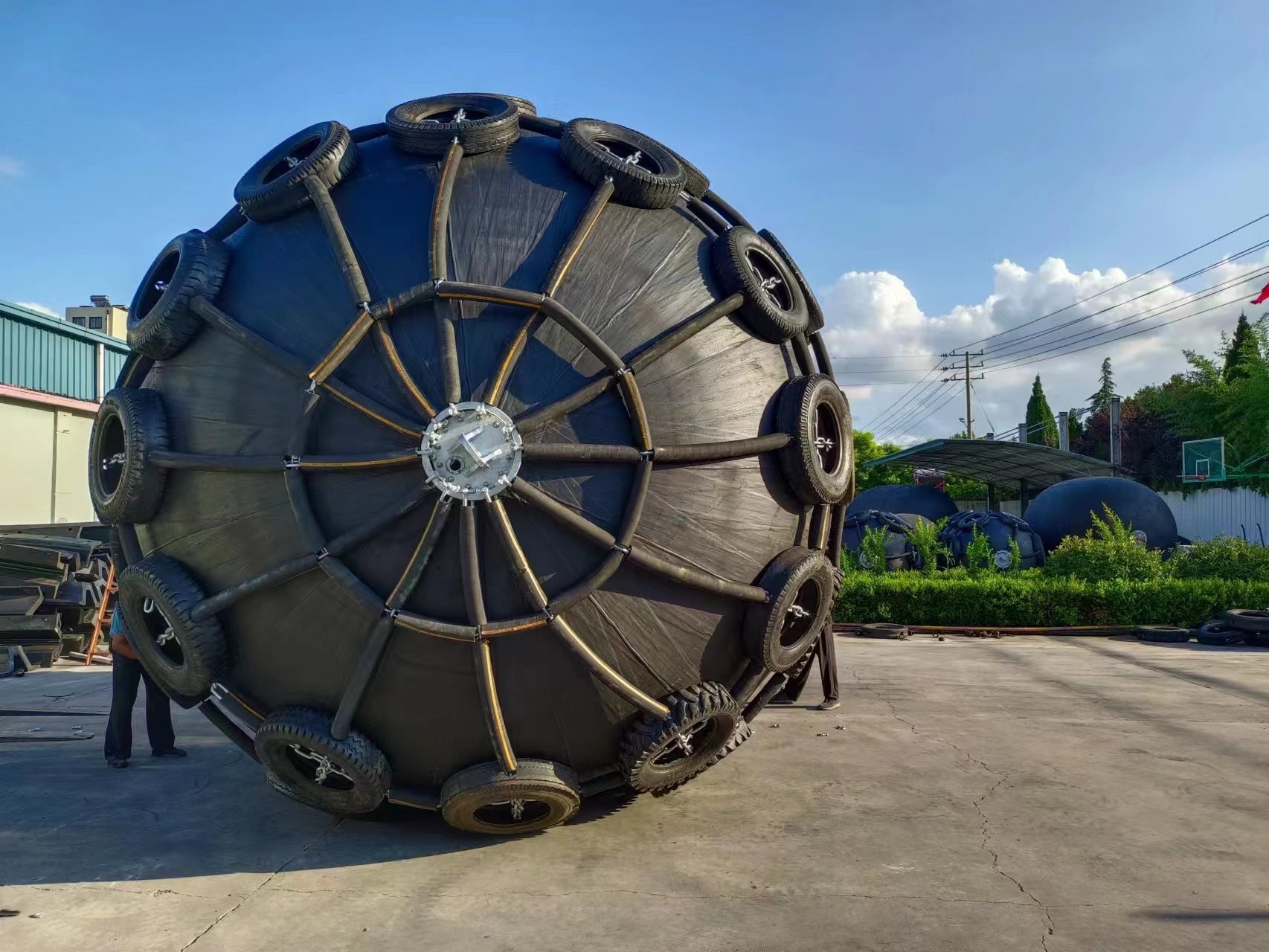Ship To Ship Yokohama Pneumatic Rubber Fenders Inflatable 2.5X5.5m