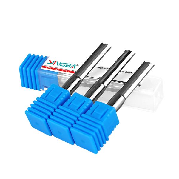 Carbide Straight Slot 3.175mm Double Edge Straight Groove Fresas Para Madera Cnc Two Straight End Mill Router Straight Bit