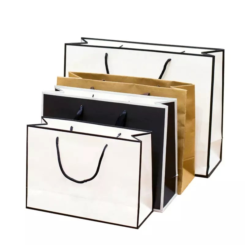 Quality High End Luxury Gift Bags Embossing With Custom Logo Printed wholesale