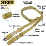 Adjustable Tactical Gun Sling Rope Wide Shoulder Strap Cover
