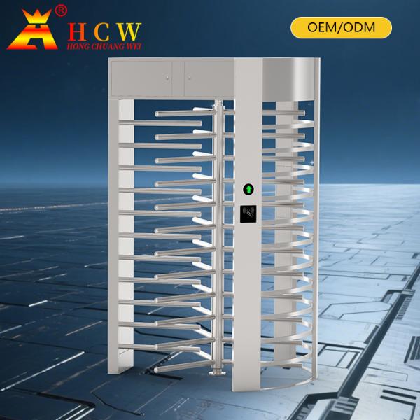 Quality Pedestrian Revolving Door Turnstile SUS304 Turnstyle Automatic Gates wholesale
