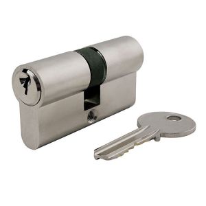 Aluminium Euro Profile Mortice Lock Cylinder Nickle Economic EN1303