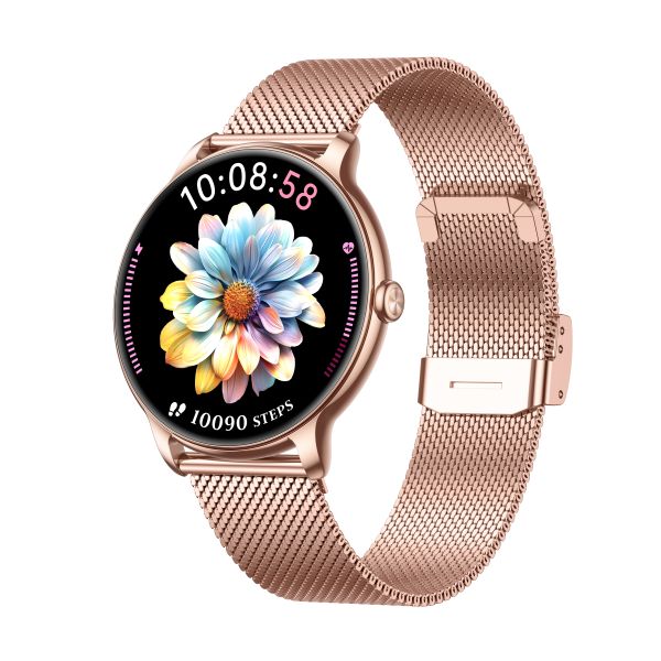 KW326 Ultra-Thin Ladies Smartwatch with AMOLED Display Bluetooth Calling