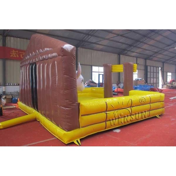 Rodeo Bull Inflatable Sports Games / Bounce House Games Non Toxic