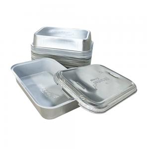 Quality Aluminum Food Packaging Recyclable Disposable Trays Cake Pans Heat Sealing Foil Cups wholesale