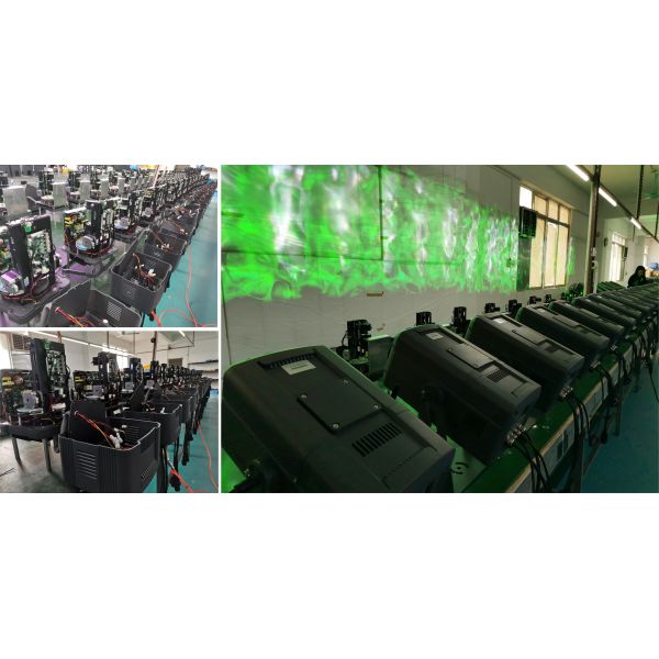Nebula 200W LED Zoom Outdoor Water Ripple Ocean Wave Flow Floating Lighting DMX Gobo Projector