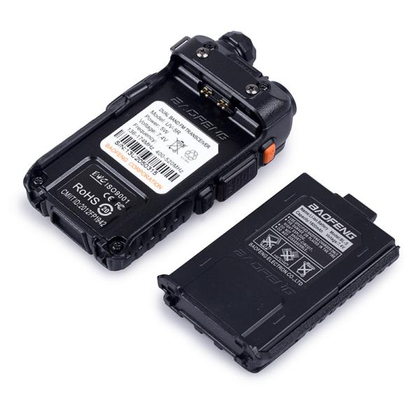 8w 10w Handheld Radio Walkie Talkie 128 Channels Dual Band 1800m Ah Li-ion Battery