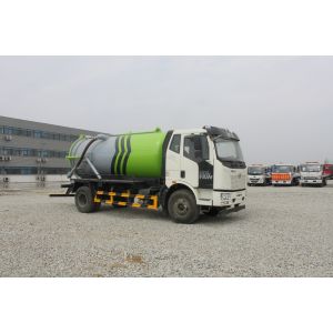 18000kg Jiefang J6L Sewage Suction Truck Vehicle Diesel Manual Transmission