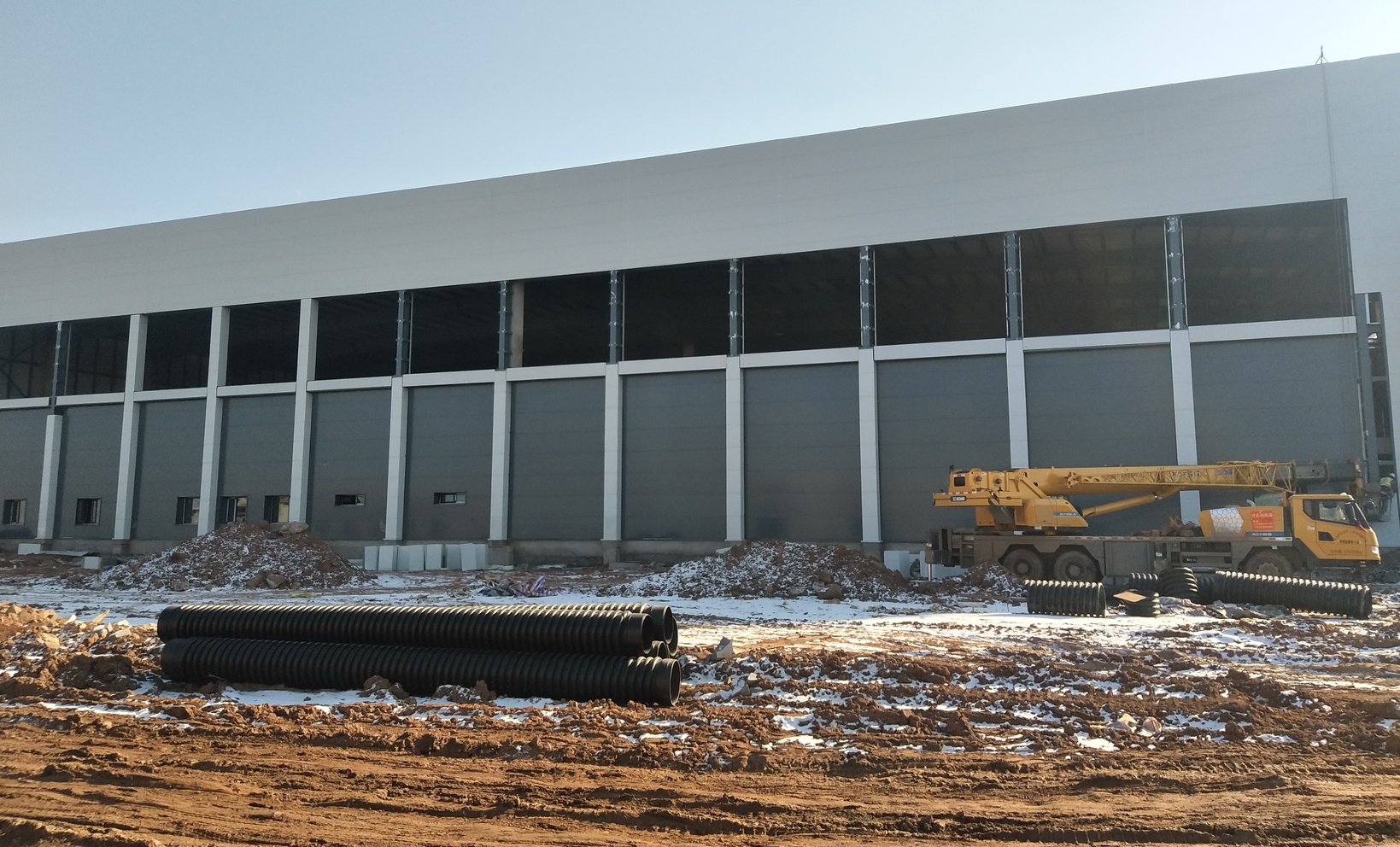 Low Carbon Steel Structure Hangar Q235B Q345B Prefabricated Building