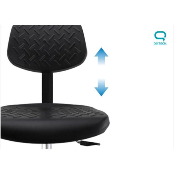 Esd Chairs Safe Lab Chairs With Wheels Use For Cleanroom PU Material