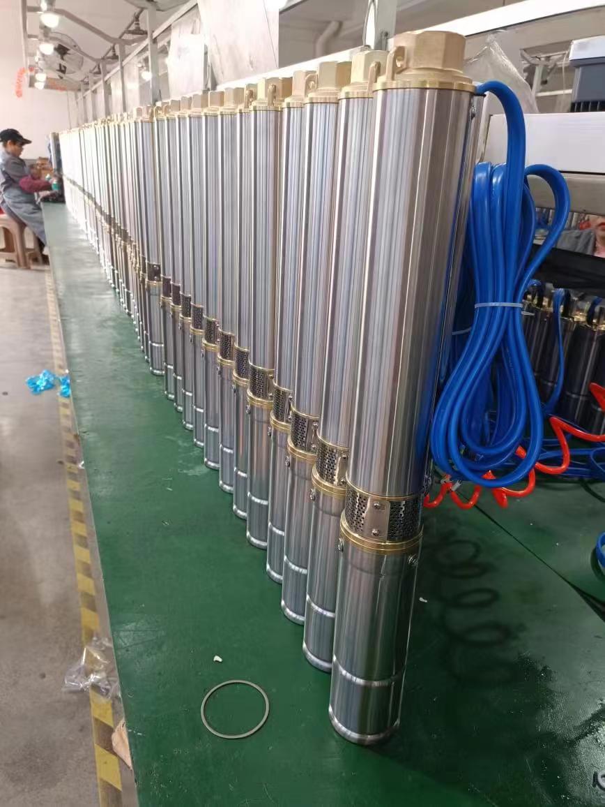 Agriculture Steel Solar Water Pump System Brushless Submersible 20HP