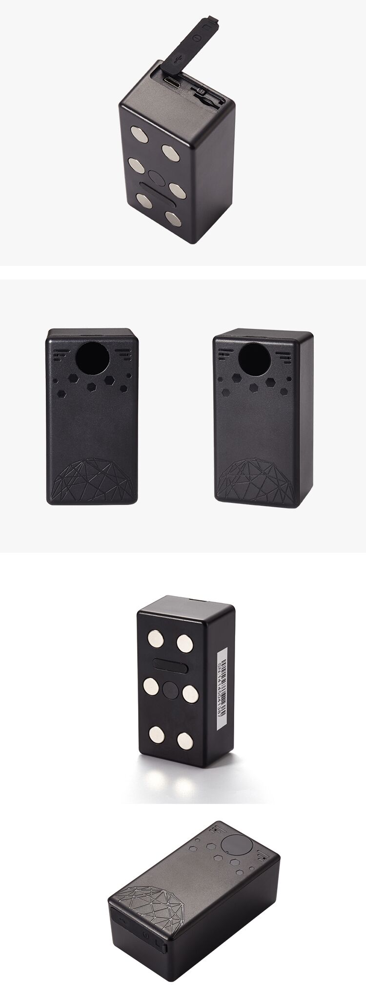 L77mm Battery Powered Manuel Light Sensor GPRS Asset GPS Tracker 151g