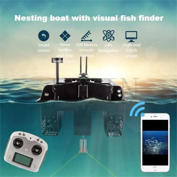 Auto Navigation Remote Control Boat For Fishing GPS Auto Cruise Rc Boat Fishing Boat