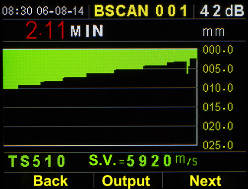High Definition Color Display Ultrasonic Thickness Gauge For Plastic