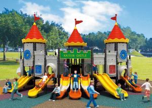 Quality outdoor playground equipment, plastic playground slide, childrens outdoor playsets wholesale