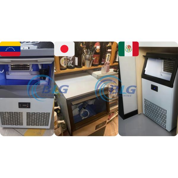 BLG High Quality 220V Automatic Crystal Commercial Ice Machine Air-Cooled 100kg Big Cube for Restaurants and Cold Drinks