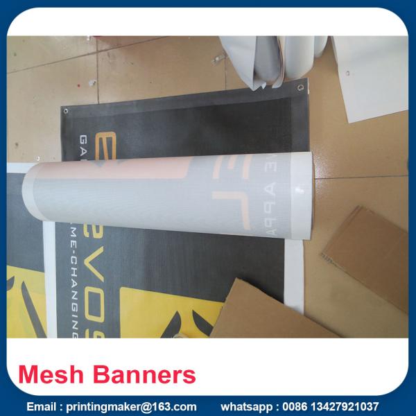 pvc mesh banner printing Large Format Scrim Mesh Banner Printing