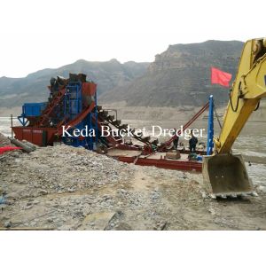 100m3/H Bucket Chain Gold Dredger Large Scale Mining Machine