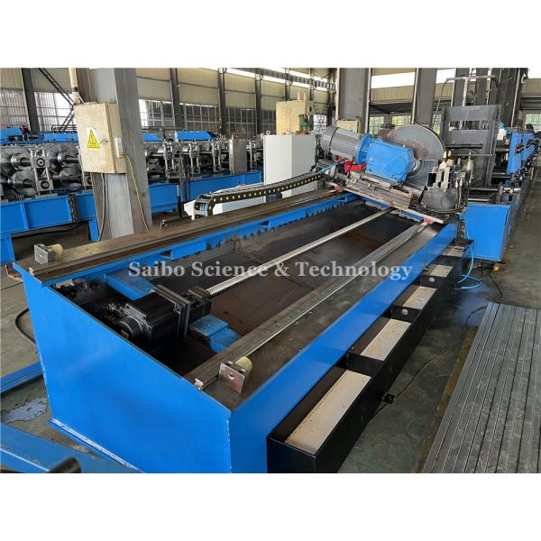 P Type Tube Welding Roll Forming Machine With Fly Saw Track Cutting