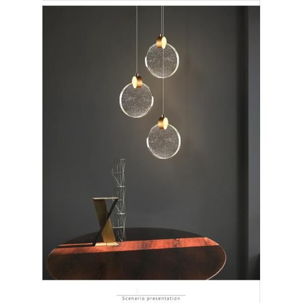 Modern LED Pendant Lights Home Decoration Crystal Hanging Lamps(WH-GP-110)