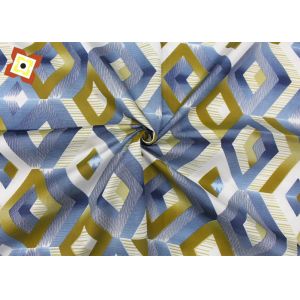 China Gold Powder Dispersed Warp Knitted Printed Fabric 100% Polyester on sale