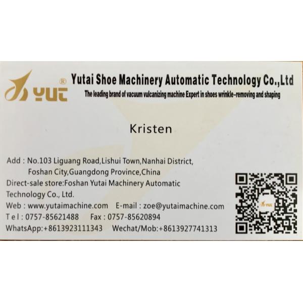 380V/50Hz Voltage YUTAI Sponge Insole Pad Foam EVA Skiving Machine for Leather Package Dimensions 1150*700*1200MM