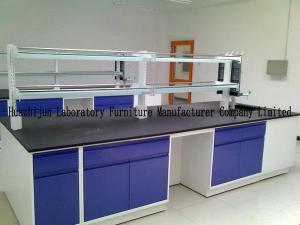 China Movable LSteel Lab Bench 1.0mm Steel Material With Emergency Eyewasher on sale