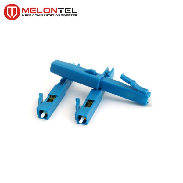 Single Mode Fiber Optic LC Connector , MT1041 Fast Connect Fiber Connectors