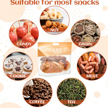 Reusable Breathable Plastic Bread Bags Micro Perforated Recycled PP Bread Bag BRC