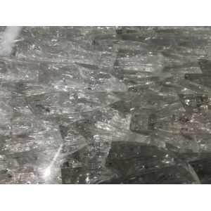 Quality Facade Tough Crackle 4x8 20mm Ice Glass Block Bricks wholesale