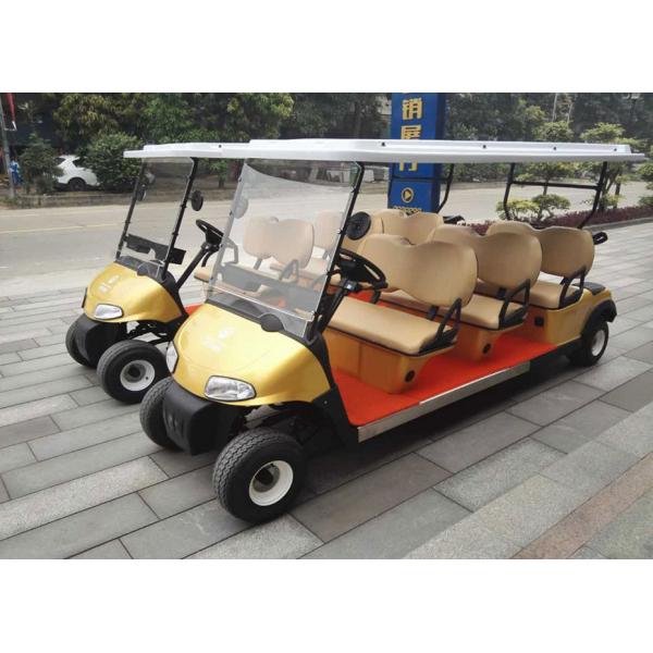 4 Wheel Custom Color 6 Passenger Golf Electric Cart Powered By Lead Acid Batteries