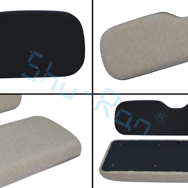 OEM Golf Cart Rear Seat Cushions PU Leather Memory Foam For EZGO Club Car YMH
