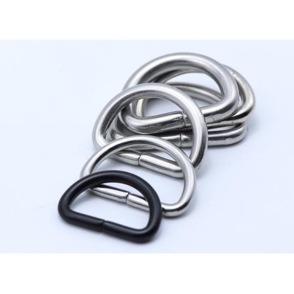 Accessories D-Ring Buckle Metal Wire Half-Circle 304 Stainless Steel Metal Buckles For Bags