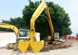 China 19600 Mm Max Reach Material Handling Arm Non Extra Counter Weight Yellow Color on sale