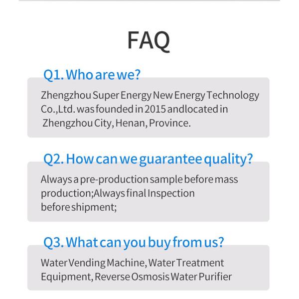 Hot Selling Wholesale RO Wall Hanging 400 Gallon IC Card Pure Water Vending Machine