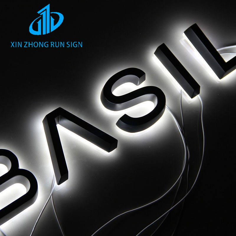 Outdoor Waterproofing Stainless Steel Letter Signage Backlit Letter Led Pilot Lamp