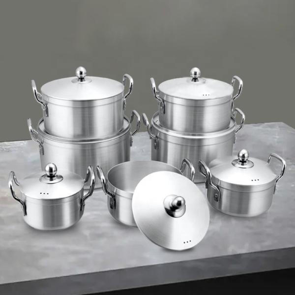 Multifunction Aluminum Cooking Cookware Pot Kitchen Ware Cookware Set Induction