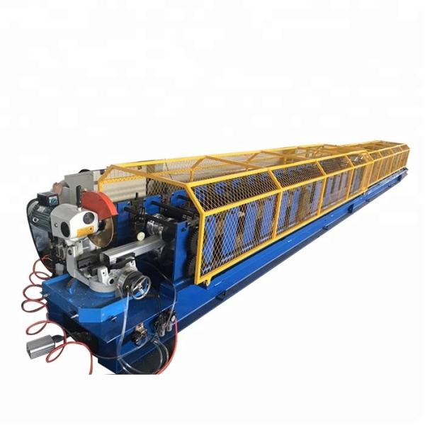 Cheap Galvanized Steel Gutter Roll Forming Machine 21 Rollers Diameter 75mm for sale