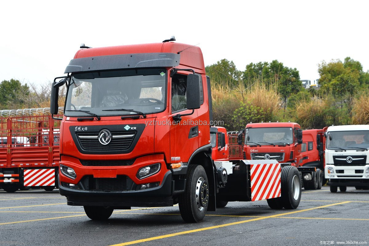 500-600L Fuel Tank Capacity Dongfeng KR 220HP 4X2 LNG Cargo Truck for Transportation
