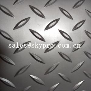 China Fireproof dot pattern Plastic Sheet grey PVC mat durable matt floor covering car floor mat on sale