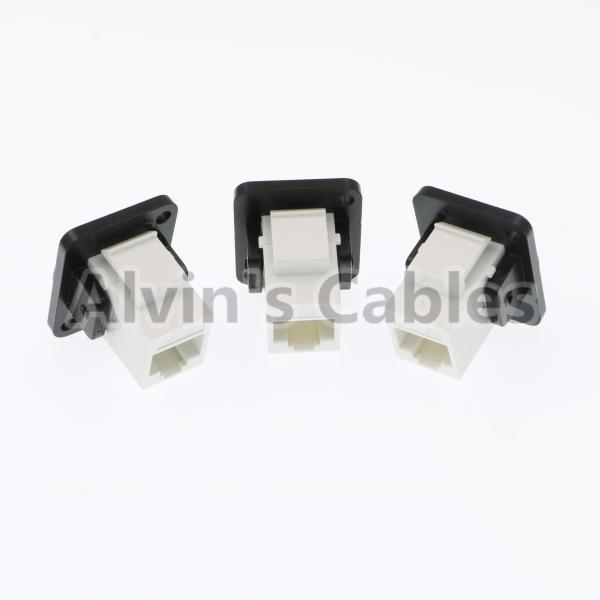 Panel Mount Waterproof RJ45 Connector Ethernet Cat6 Connection Type