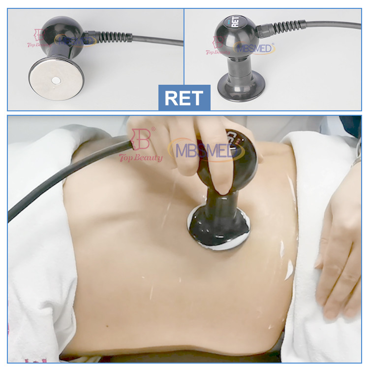 300W Tecar Therapy Machine Ret Cet Diatermia Facial Y Corporal Machine 448khz Radiofrequency