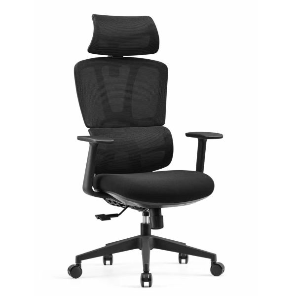 Executive High Back Ergonomic Mesh Office Chair Revolving With Chrome Leg