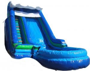 China Inflatable Water Slide With Pool/inflatable Pool Slides For Inground Pools on sale