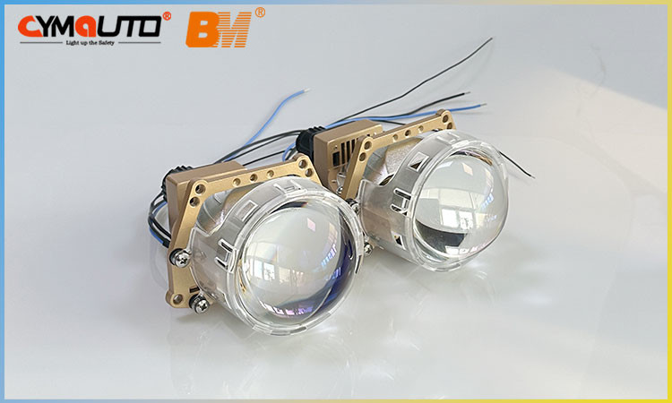 65W BI LED Projector Lens 3 Inch High Beam Low Beam Car Upgrade LED Projector Light