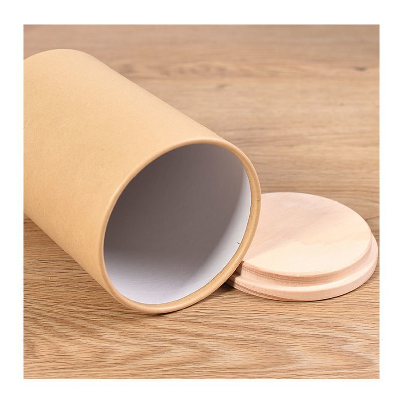 China Factory Wholesale 100% Recyclable Paper Packaging Boxes, Eco-Friendly Round Shape Kraft Paper Box with Custom Logo Printing, Free Samples Available