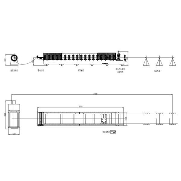 Reliable Roof Panel Roll Forming Machine Customized With PLC Control System