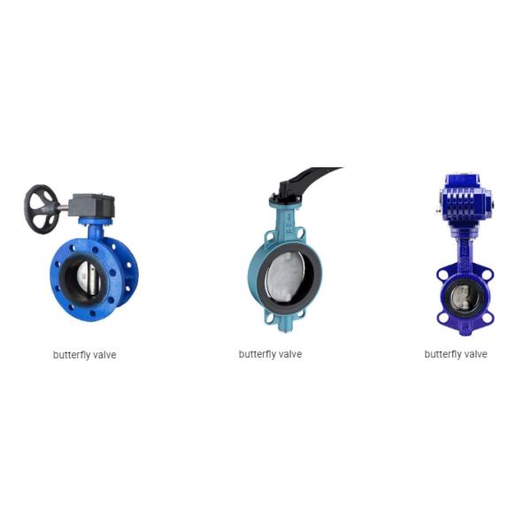 Cast Iron Pn10 Wafer Type Butterfly Valve Gear Operated